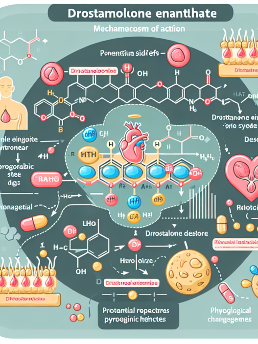 Mechanism of action and potential side effects of drostanolone enanthate