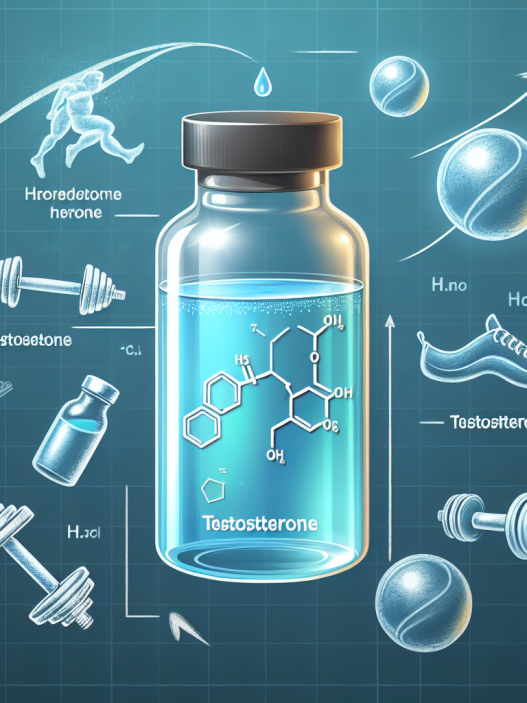 Aquous testosterone suspension as a method to increase physical endurance