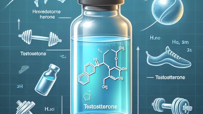 Aquous testosterone suspension as a method to increase physical endurance