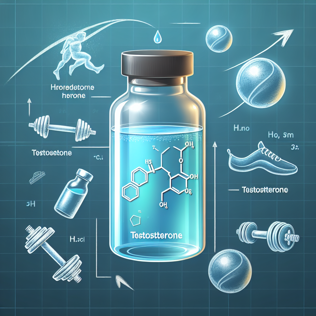 Aquous testosterone suspension as a method to increase physical endurance