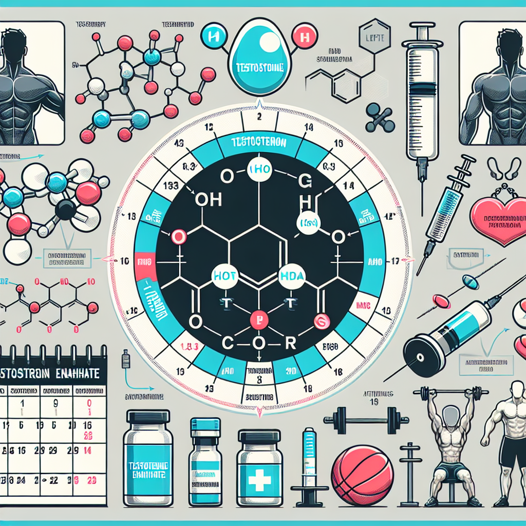 Dosage and protocol of testosterone enanthate in sports