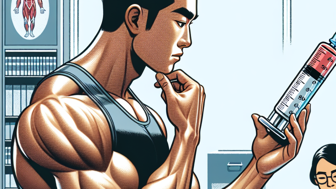 Enhancing muscle growth in athletes through primobolan (metenolone) injection