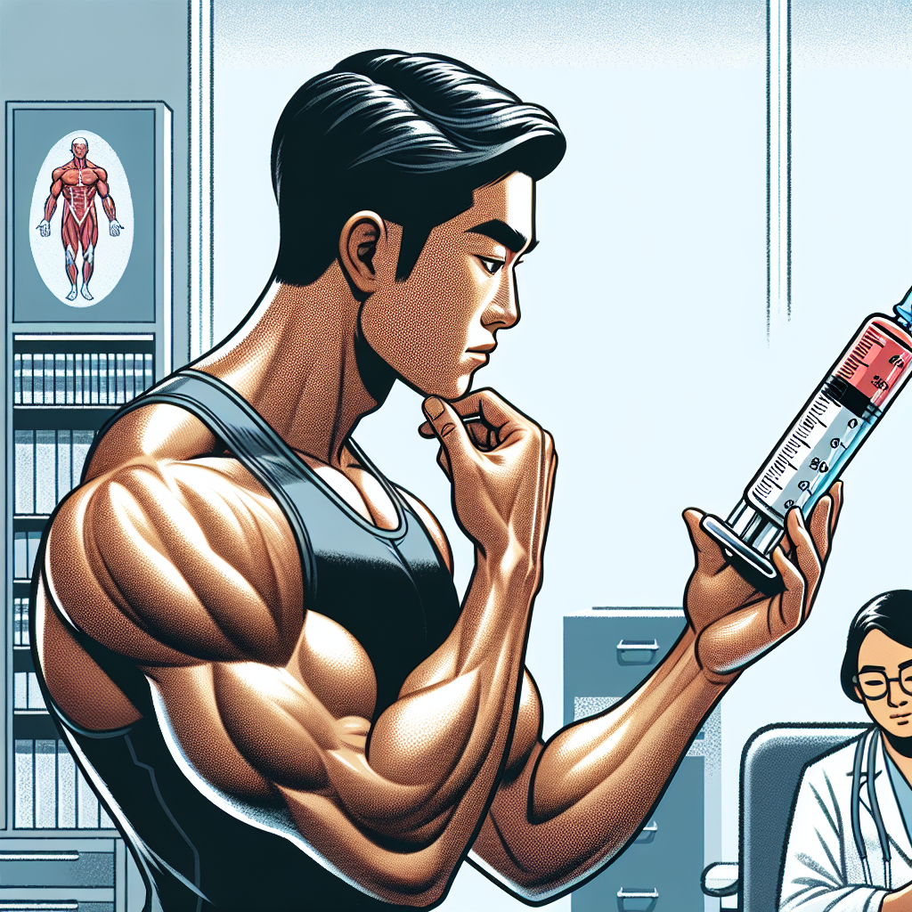 Enhancing muscle growth in athletes through primobolan (metenolone) injection