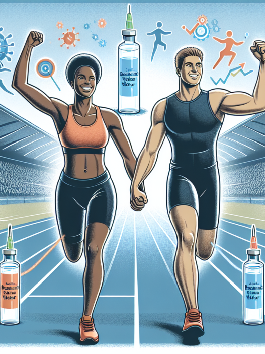 Positive effects of bactericidal water injections on athletic performance
