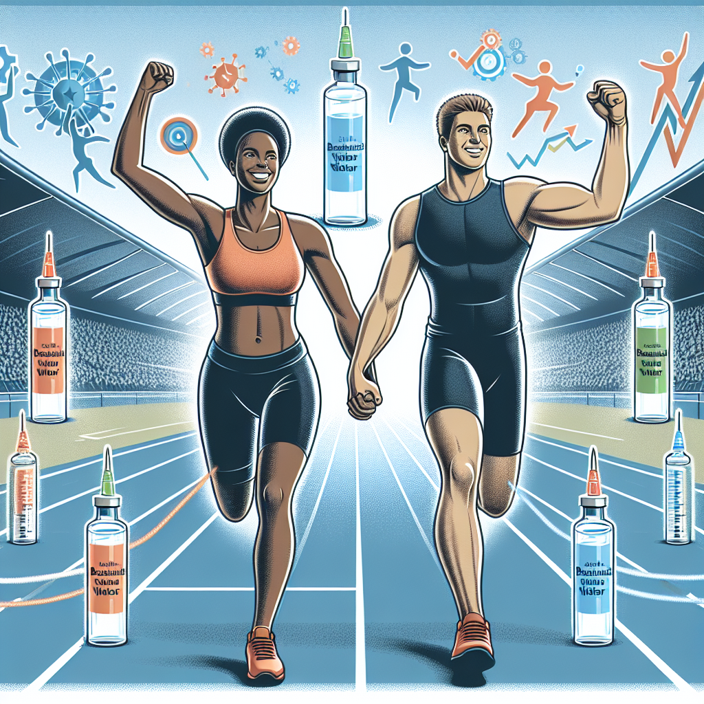 Positive effects of bactericidal water injections on athletic performance