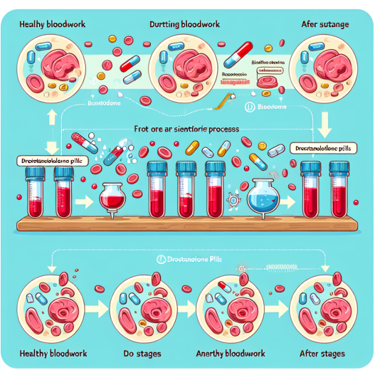 Bloodwork before, during, and after drostanolone pillole