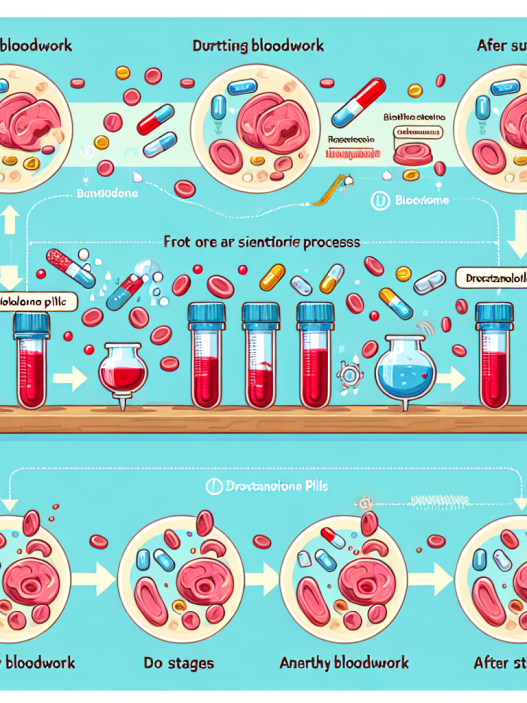 Bloodwork before, during, and after drostanolone pillole