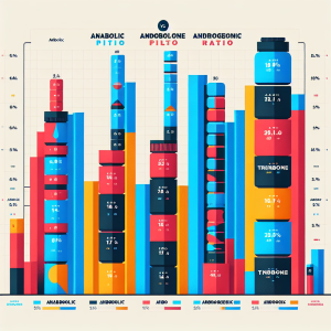 Anabolic-to-androgenic ratio of trenbolone compresse compared to others