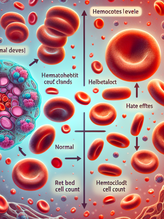 Hematocrit and red blood cell changes from trestolone