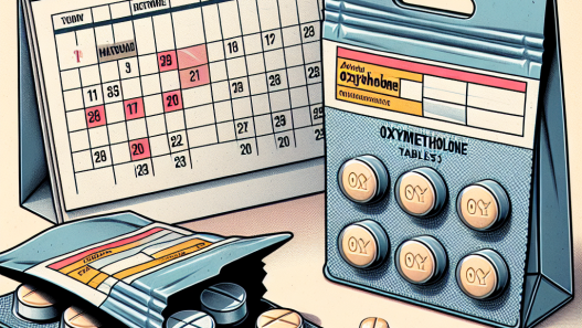 Switching doses mid-cycle for oxymetholone compresse
