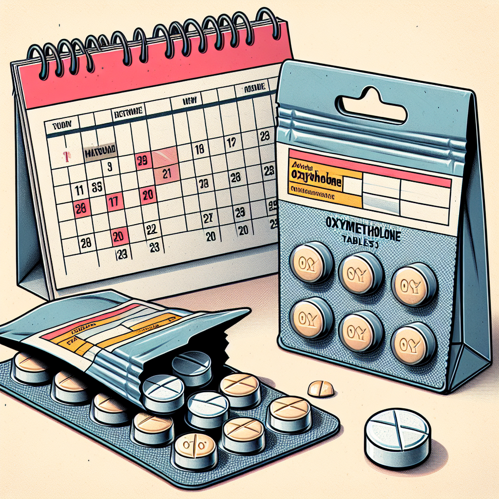 Switching doses mid-cycle for oxymetholone compresse
